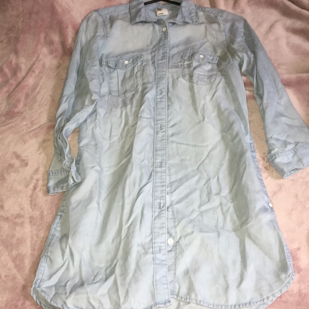 Denim Dress w Pockets